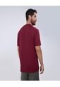 Camiseta Para Hombre Manga Corta Color Vino Marca Ostu #60091374 de Ostu
