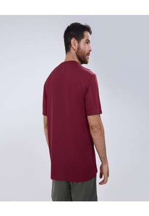 Camiseta Para Hombre Manga Corta Color Vino Marca Ostu #60091374