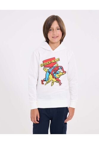 Buzo  Infantil Niño Hoodie Color Crema Marca Ostu #80060200 Ostu