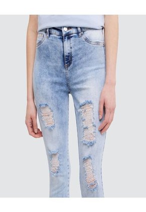 Jean Para Mujer Skinny Color Azul  Marca Ostu #40160217