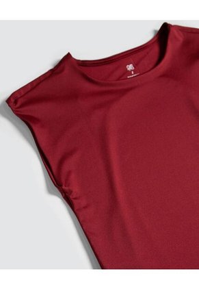 Vestido Para Mujer Manga Corta Color Vino Marca Ostu #40170293