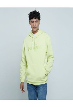 Buzo Para Hombre Hoodie Color Verde Neon Marca Ostu #60060277