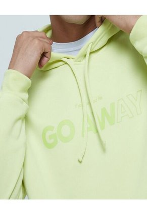 Buzo Para Hombre Hoodie Color Verde Neon Marca Ostu #60060277