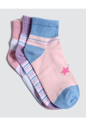 Medias Para Niña Tobillera Color Pack X Marca Ostu #90980106