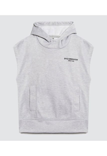 Buzo Para Niño Hoodie Color Gris  Marca Ostu #80060142