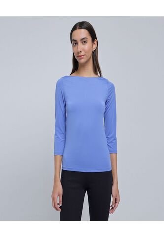 Camiseta Para Mujer Manga 3/4 Color Azul  Marca Ostu #40092142 Ostu