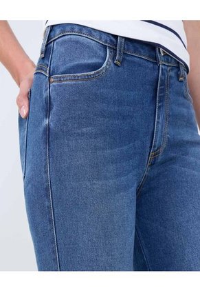 Jean Para Mujer Push Up Color Azul Medio Marca Ostu #40160551