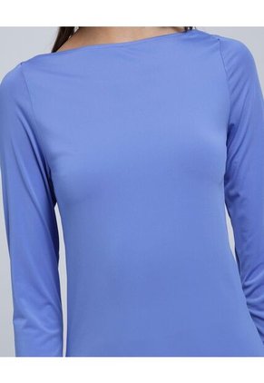 Camiseta Para Mujer Manga 3/4 Color Azul Marca Ostu #40092142