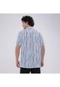Camisa Para Hombre Manga Corta Sin Bolsillo Color Azul  Marca Ostu #60010709 de Ostu