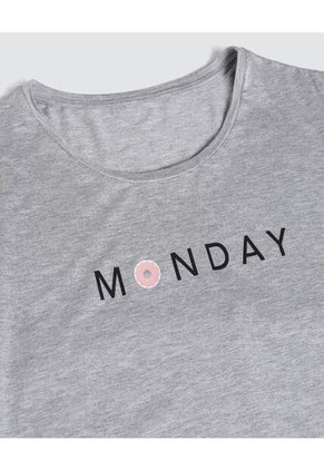 Pijama Para Mujer Batola Color Gris  Marca Ostu #40040360