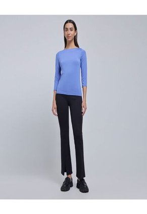 Camiseta Para Mujer Manga 3/4 Color Azul Marca Ostu #40092142