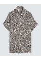 Camisa Para Mujer Manga Corta Color Negro Marca Ostu #40010266 de Ostu