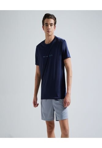 Camiseta Para Hombre Manga Corta Color Azul  Marca Ostu #60091079 Ostu