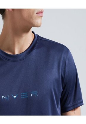 Camiseta Para Hombre Manga Corta Color Azul  Marca Ostu #60091079