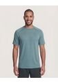 Camiseta  Para Hombre Manga Corta Cuello Redondo Color Verde Marca Ostu #60091938 de Ostu
