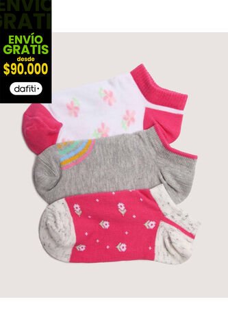 Medias Infantil Niña Invisible Color Rosa Marca Ostu #90980149 Ostu