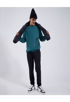 Buzo Para Hombre Cuello Redondo Color Verde  Marca Ostu #60060268