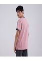 Camiseta Para Hombre Manga Corta Color Rosa Marca Ostu #60090931 de Ostu