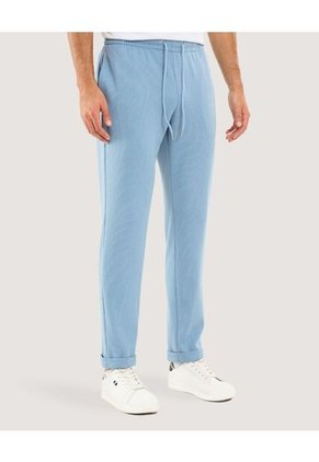 Pantalón Para Hombre Jogger Color Azul Marca Ostu #60070411