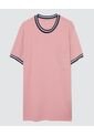 Camiseta Para Hombre Manga Corta Color Rosa Marca Ostu #60090931 de Ostu