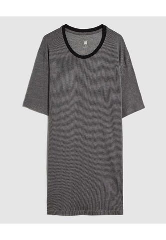 Camiseta Para Hombre Manga Corta Color Negro Marca Ostu #60091540 Ostu