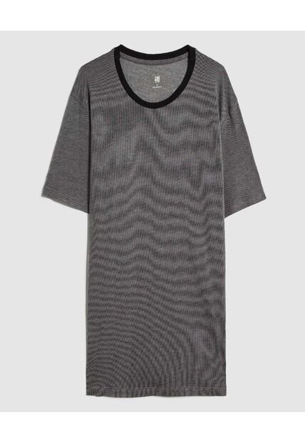 Camiseta Para Hombre Manga Corta Color Negro Marca Ostu #60091540