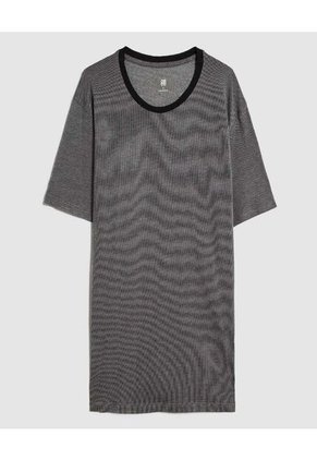 Camiseta Para Hombre Manga Corta Color Negro Marca Ostu #60091540