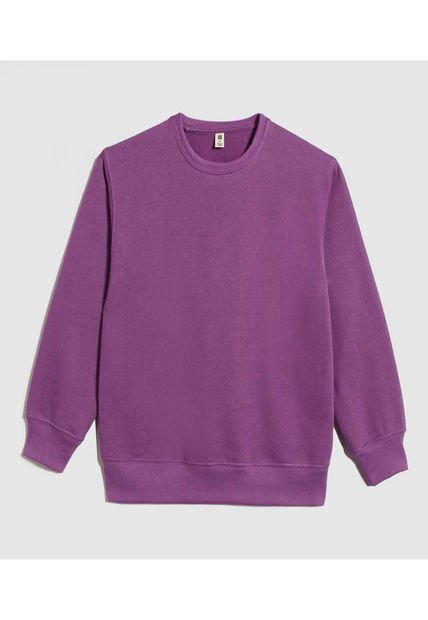 Buzo Para Niña Cuello Redondo Color Morado Marca Ostu #90060119