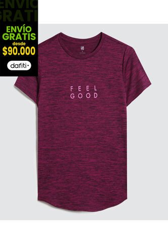 Camiseta Para Mujer Manga Corta Color Rosado  Marca Ostu #40092080 Ostu