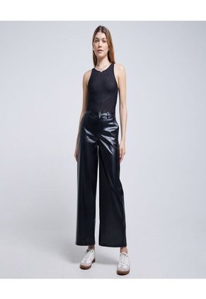 Body Para Mujer Manga Sisa Color Negro Marca Ostu #40200130