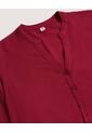 Blusa  Para Mujer Manga 3/4 Color Vino Marca Ostu #40121289 de Ostu