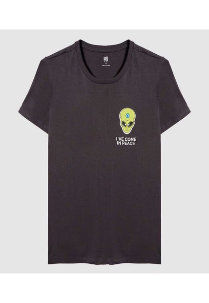 Camiseta Para Niño Manga Corta Color Negro Marca Ostu #80090226