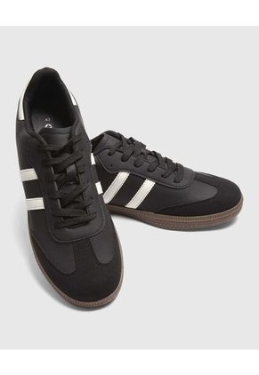 Tenis Para Hombre Casual Color Negro Marca Ostu #60720119