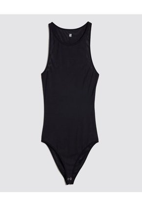 Body Para Mujer Manga Sisa Color Negro Marca Ostu #40200130