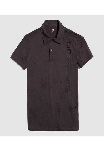Polo Para Niño Manga Corta Color Negro Marca Ostu #80110096 Ostu