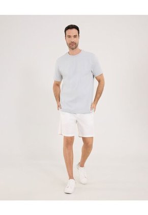 Bermuda Para Hombre Jogger Corto Color Crema Marca Ostu #60100457