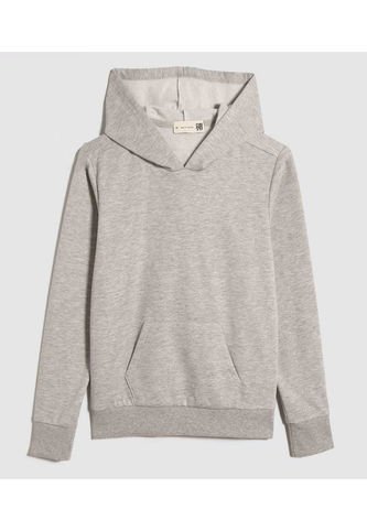 Buzo Para Niño Hoodie Color Gris  Marca Ostu #80060141 Ostu