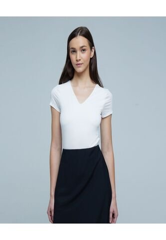 Body Para Mujer Manga Corta Color Blanco Marca Ostu #40200132 Ostu