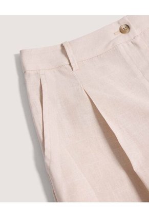 Bermuda  Para Mujer Regular Corto Color Beige Marca Ostu #40100119