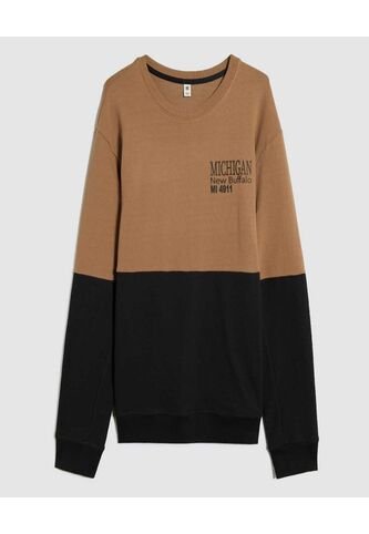 Buzo Para Hombre Cuello Redondo Color Café  Marca Ostu #60060450 Ostu