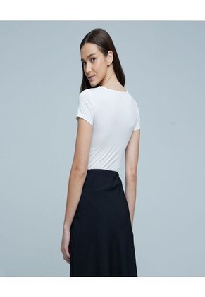 Body Para Mujer Manga Corta Color Blanco Marca Ostu #40200132