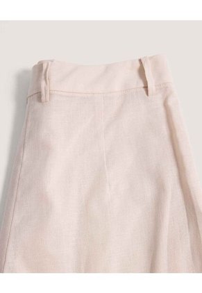 Bermuda  Para Mujer Regular Corto Color Beige Marca Ostu #40100119