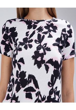 Camiseta Para Mujer Manga Corta Color Negro Marca Ostu #40092110