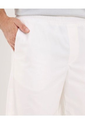 Bermuda Para Hombre Jogger Corto Color Crema Marca Ostu #60100457