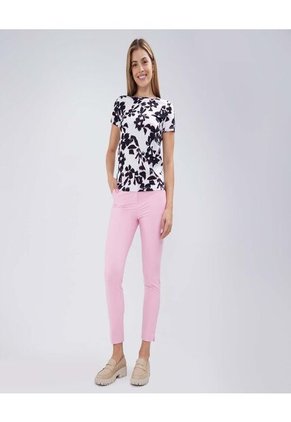 Camiseta Para Mujer Manga Corta Color Negro Marca Ostu #40092110