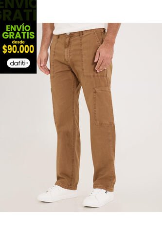 Pantalón Para Hombre Moda Color Café Marca Ostu #60070507 Ostu