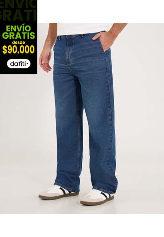 Jean Para Hombre Loose Color Azul Marca Ostu #60160445 Ostu