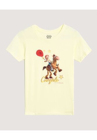 Camiseta Jessie Toy Story Para Niña  Infantil Niña Amarillo Ostu Ostu