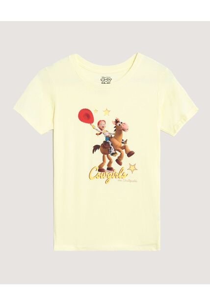 Camiseta Jessie Toy Story Para Niña  Infantil Niña Amarillo Ostu