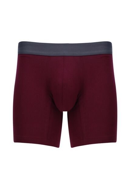 Boxer Medio Essential Fit  Para Hombre Vino Ostu